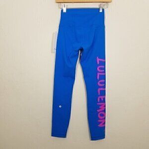 NWT Lululemon Wunder Train High Rise Tight 25" Ed Curtis PLSI Size 4